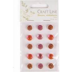 Rhinsten Craft Line Rhinsten Selvklæbende 10Mm 15Stk Ass Pink