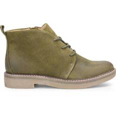 Green Chukka Boots Comfortiva Rebeca - Citron Green Suede