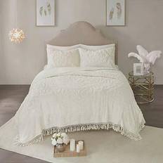 Madison Park Laetitia Bedspread White, Beige (233.68x)