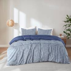 Clean Spaces Blakely Duvet Cover Gray, Blue, Natural (238.76x233.68cm)