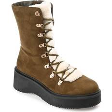 Lace Boots Journee Collection Kannon - Olive