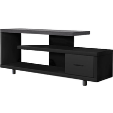 Black - White TV Benches Monarch Specialties I 2575 TV Bench 16x24"