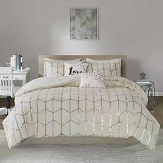 Gold Bed Linen Intelligent Design Raina Bedspread Gold, Beige (228.6x228.6)