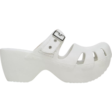 Faux Leather - Women Outdoor Slippers Dr. Scholl's Dance On - White