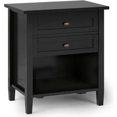 Black Bedside Tables Simpli Home Warm Bedside Table 16x24"