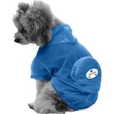 Petlife Thunder Paw Ultimate Collapsible Multi Adjustable Travel Dog Raincoat Large