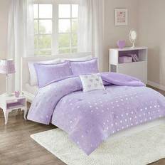 Textiles Mi Zone Rosalie Bedspread Silver, Purple (228.6x203.2)