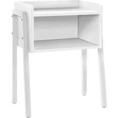 White Small Tables Monarch Specialties I 3594 Small Table 47.6x29.8cm