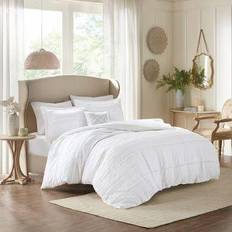 Polyester Duvet Covers Madison Park Celeste Duvet Cover White (264.16x233.68)