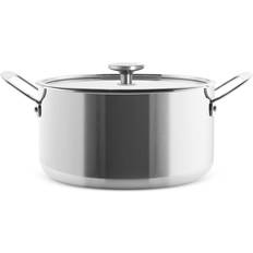 Dishwasher Safe Stockpots Chantal 3.Clad with lid 1.749 gal 10 "