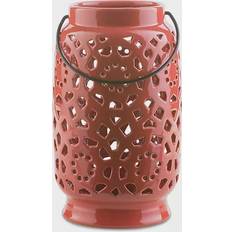 Red Lanterns Surya Kimba Large Ceramic Tealight Lantern Lantern