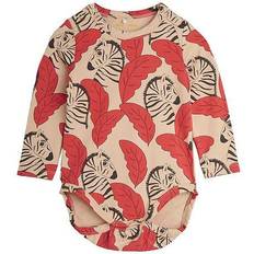 Mini Rodini Zebra Long Sleeve Body - Red (2224011142)