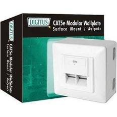 Digitus Enchufes Eléctricos Digitus CAT 5e, Cl. D toma de corriente RJ-45 Blanco DN-9002-N