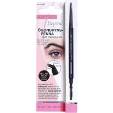 Depend Ögonbrynspennor Depend Everyday Eye Ögonbrynspenna-Slim-Triangular-Mellanbrun