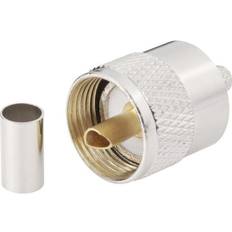 BKL Electronic 0406080 0406080 UHF-stikforbindelse Stik, lige 50 O 1 stk