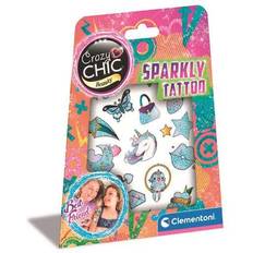 Legetøj tattoo Clementoni Crazy Chic Sparkly Tattoo