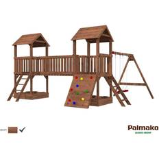 Legehus træ Palmako legeborg Jesper Set 1 70x70 mm massivt træ