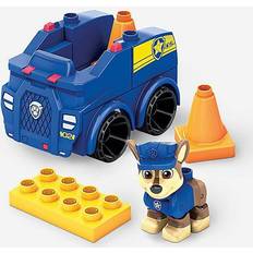 Paw Patrol Juegos de Construcción Mega Bloks La Patrulla Canina Coche de Policía de Chase Bloques 3 Años