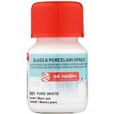 Glass Colours Creativ Company Art Creation Glas & Porcelænsfarve Uigennemsigtig 30 ml Pure White (1001)
