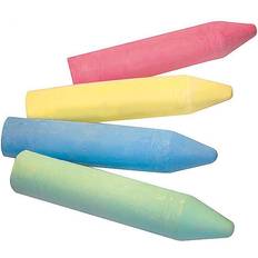 PlayBox Gadekridt Jumbo Ass. Farver 19,5cm 4 stk