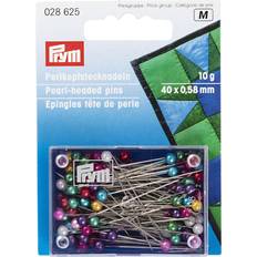 Prym Perlkopf-Stecknadeln 0,58 x 40 mm Bunt Sortiert