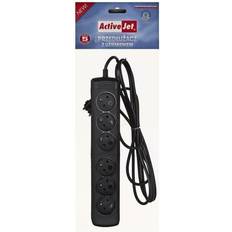 ActiveJet 6GNU 3M C stikkontakt med ledning
