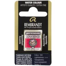 Rembrandt Watercolor Half Pan Cadmium Red Deep
