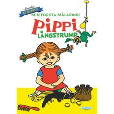 Målarböcker Pippi Kärnan Målarbok Långstrump