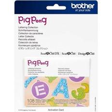 Selbermachen (DIY) Brother ScanNCut Pig Pong Lettering Collection