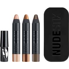 Sans Sulfates Boîtes cadeau et Ensembles Nudestix Mini Nude Metallic Eye 3PC Kit