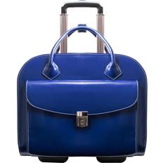 Blue Briefcases McKlein Granville Wheeled Laptop Briefcase 15" - Navy