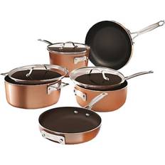 Cookware Gotham Steel Stackmaster Cookware Set with lid 8 Parts