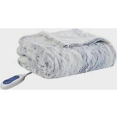 Beautyrest Zuri Blankets Blue, Gray (177.8x127cm)
