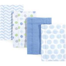 Cloth Diapers Luvable Friends Flannel Burp Cloths 4-pack Blue