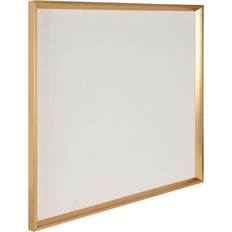 Kate & Laurel 29.5" x 29.5" Calder Pinboard Gold Notice Board 74.9x74.9cm