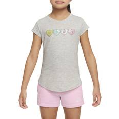 Nike Little Kid's Swoosh Love T-shirt - Grey Heather (36J088-C87)