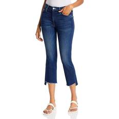 The Insider High Rise Crop Step Fray Bootcut Jeans - Tongue and Chic
