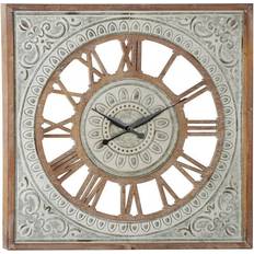 Square Clocks Litton Lane Farmhouse Wall Clock 1.5"