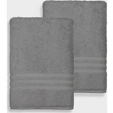 Bath Towels Linum Home Textiles Denzi 2-pack Bath Towel Gray (137.16x68.58cm)