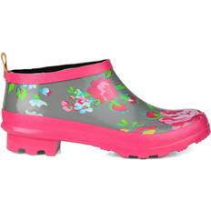 Slip-On - Women Rain Boots Journee Collection Rainer - Grey Floral