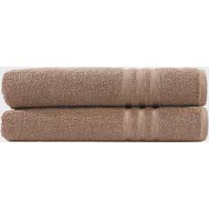 Bath Towels Linum Home Textiles Denzi 2-pack Bath Towel Brown (137.16x68.58cm)