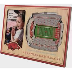 YouTheFan Arkansas Razorbacks 3D Stadium Views Photo Frame 29.8x20.3cm