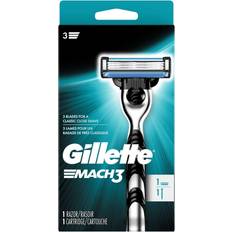 Shaving Accessories Gillette Mach3 Razor Handle + 1 Cartridges