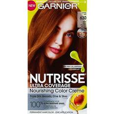 Scented Permanent Hair Dyes Garnier Nutrisse Ultra Coverage Nourishing Color Creme #630-Toffee Nut