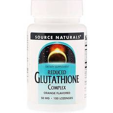 Vitamiinit ja Mineraalit Source Naturals Reduced Glutathione Complex Orange 50 mg 100 Lozenges