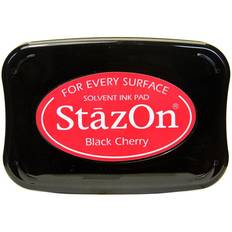 Arts & Crafts StazOn Solvent Ink Pad-Black Cherry