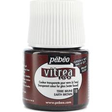 Colori Vetro Pebeo Vitrea 160 Glass Paint earth brown gloss 45 ml