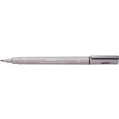 Uni Pin Brush Pen Light Grey