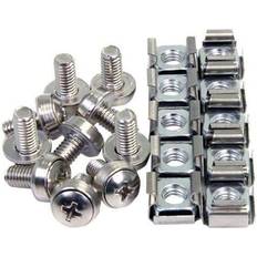 Cage nuts m6 StarTech 100x M6 Mounting Screws and Cage Nuts 8STCABSCREWM62