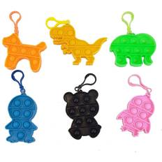 TOBAR Figurer TOBAR Push popper, Nøglering ass. dyr